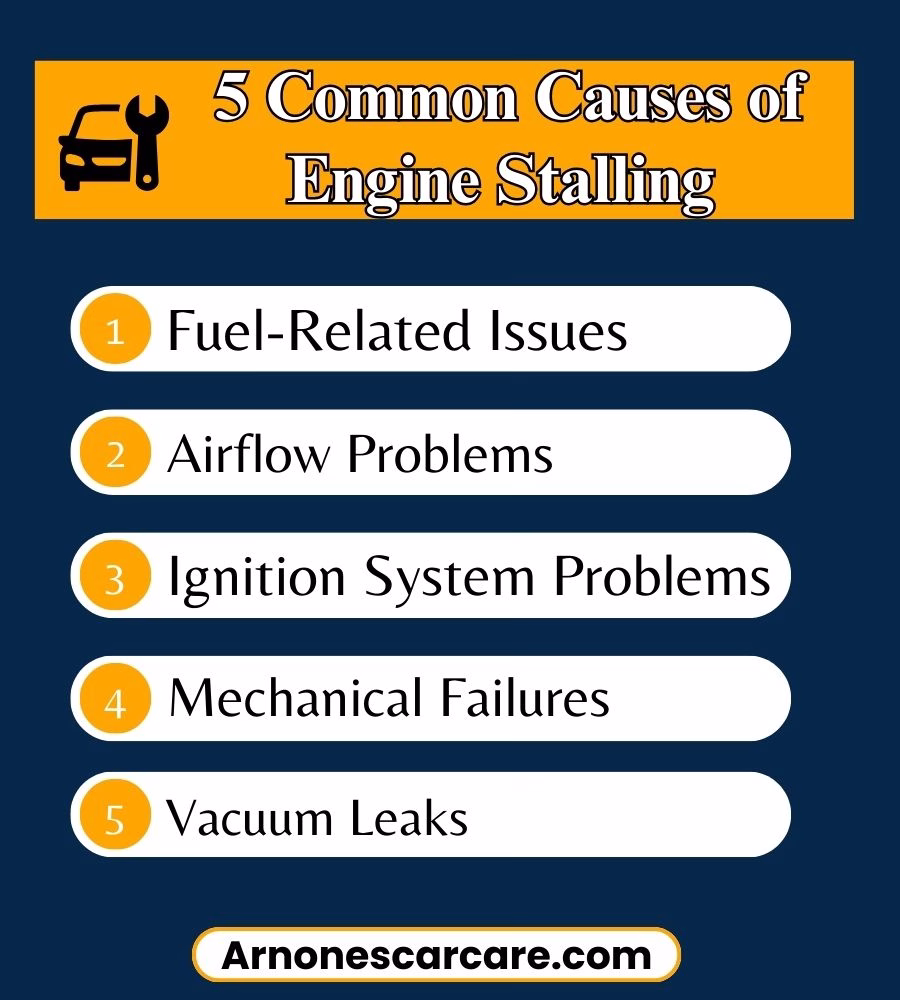 5 Common Causes of Engine Stalling 