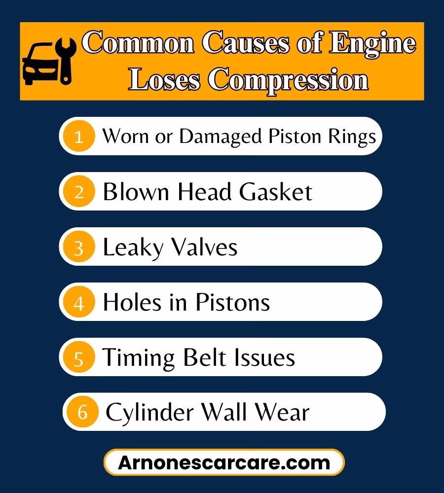 Common Causes of Engine Loses Compression
