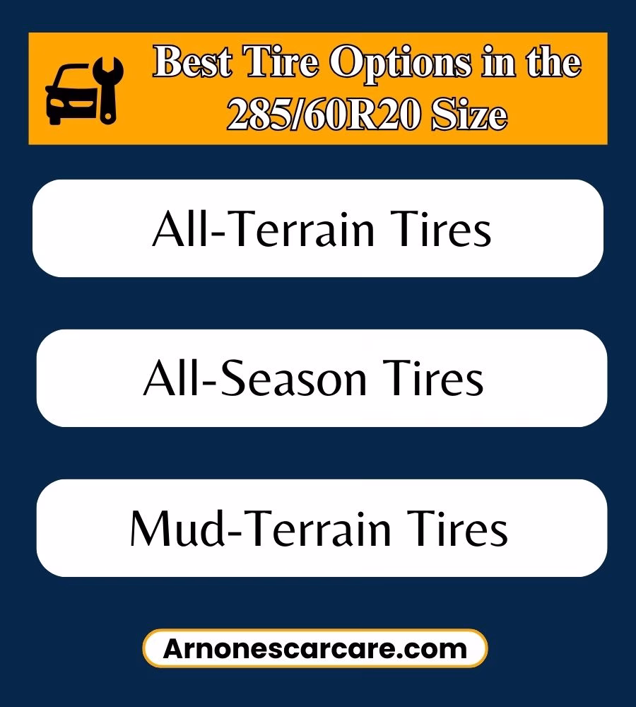 285/60R20 in Inches: Tire Dimensions, Performance, and Comparison Guide 4 285/60R20