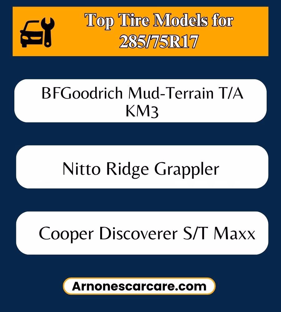 285/75R17 Tires: Dimensions, Performance, and Top Models 5 28575R17