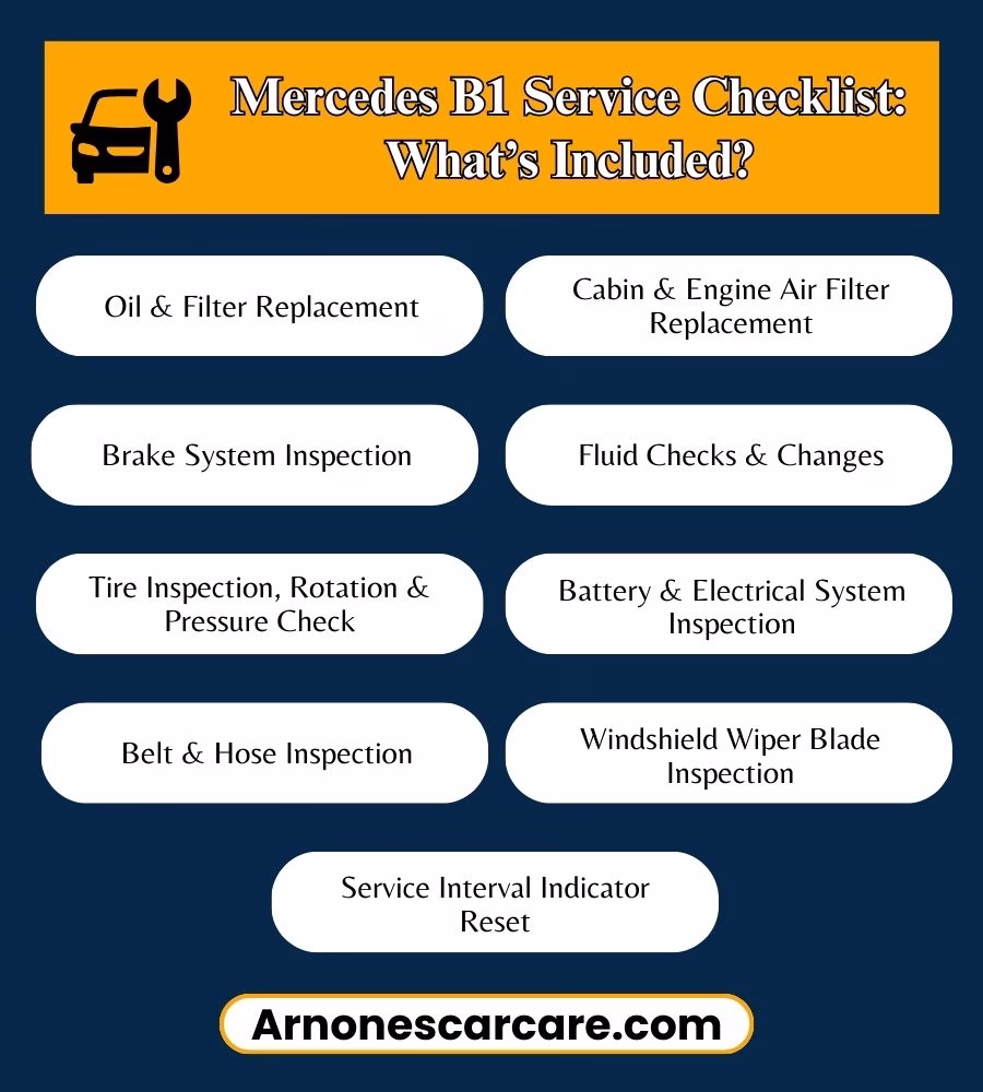 Mercedes B1 Service