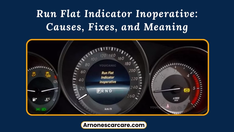 Run Flat Indicator Inoperative