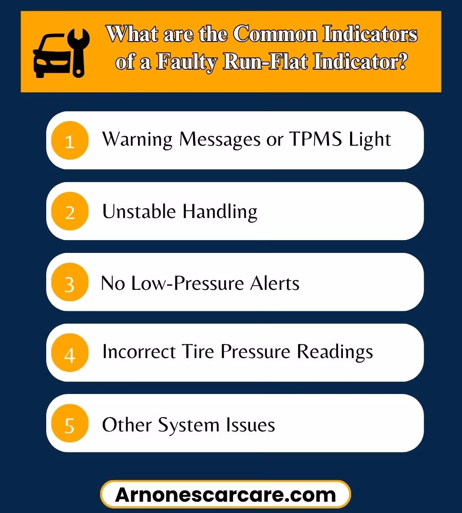 Run Flat Indicator Inoperative: Causes, Fixes, and Meaning 2 Run Flat Indicator Inoperative