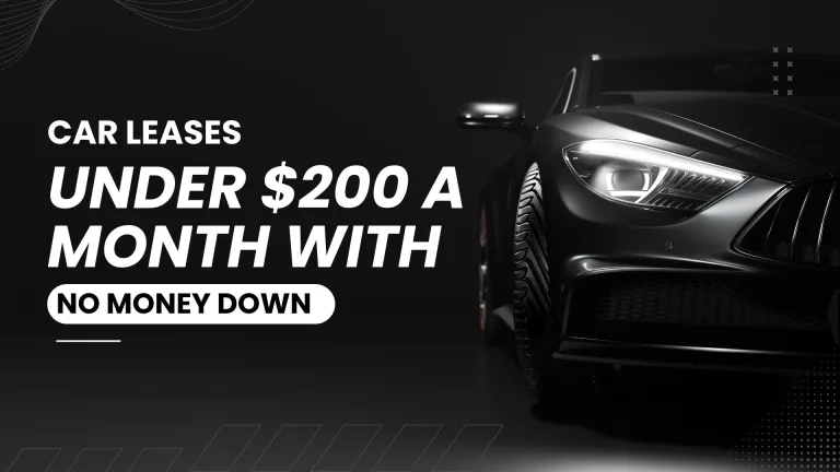 Car Leases Under $200 a Month With No Money Down