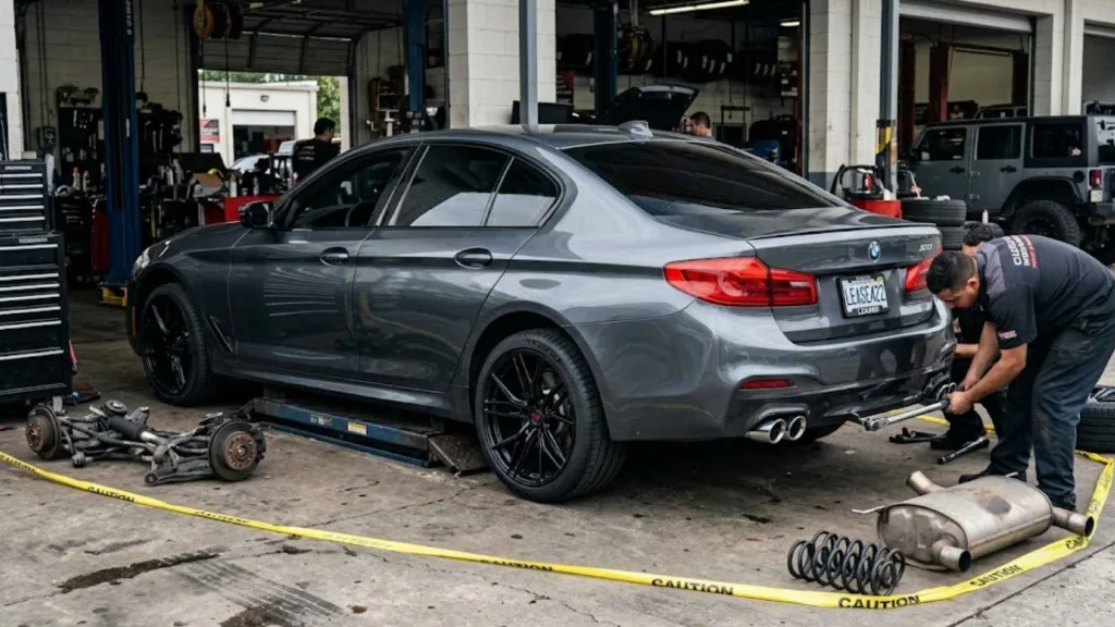 Unauthorized Vehicle Modifications